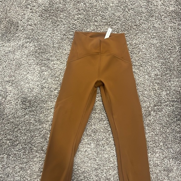 Lululemon Women's InStill High-Rise Tight 24” Butternut Brown  Size 0 Fall - Picture 4 of 9